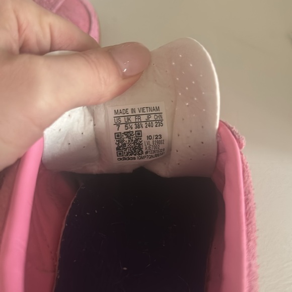 Like new pink/ purple adidas gazelle - Picture 7 of 9